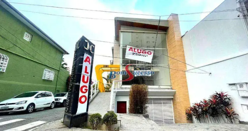 Prédio para alugar, 250 m² por r$ 17.773,60/mês - tatuapé - são paulo/sp