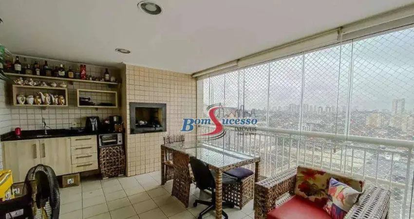 Apartamento com 3 dormitórios à venda, 124 m² por r$ 1.449.000,00 - jardim anália franco - são paulo/sp
