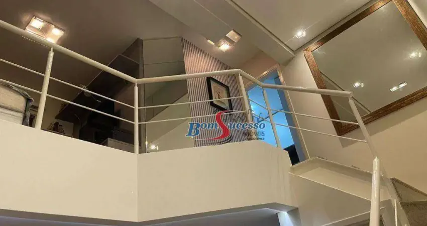 Apartamento duplex com 2 dormitórios à venda, 70 m² por r$ 769.000,00 - tatuapé - são paulo/sp