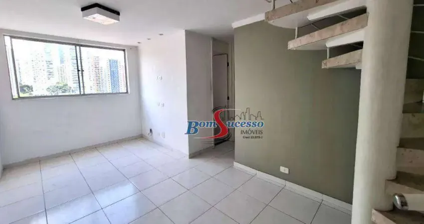 Cobertura com 3 dormitórios à venda, 100 m² por r$ 649.000,00 - tatuapé - são paulo/sp