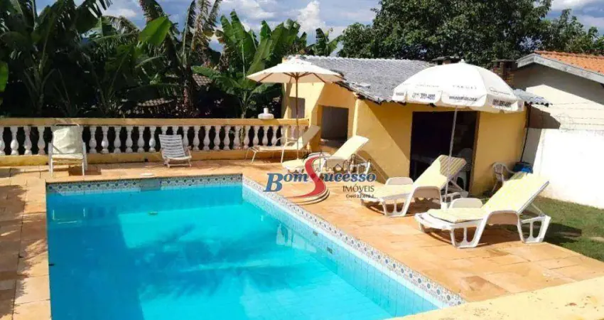 Chácara com 2 dormitórios à venda, 1047 m² por r$ 800.000 - jardim colonial - atibaia/sp