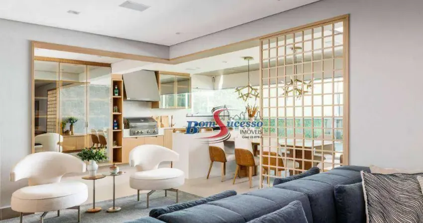 Apartamento com 3 dormitórios à venda, 160 m² por r$ 2.790.000 - tatuapé - são paulo/sp