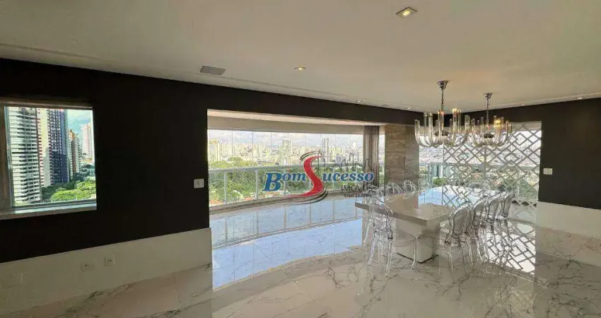 Apartamento com 3 dormitórios para alugar, 180 m² por r$ 16.900,00/mês - jardim anália franco - são paulo/sp