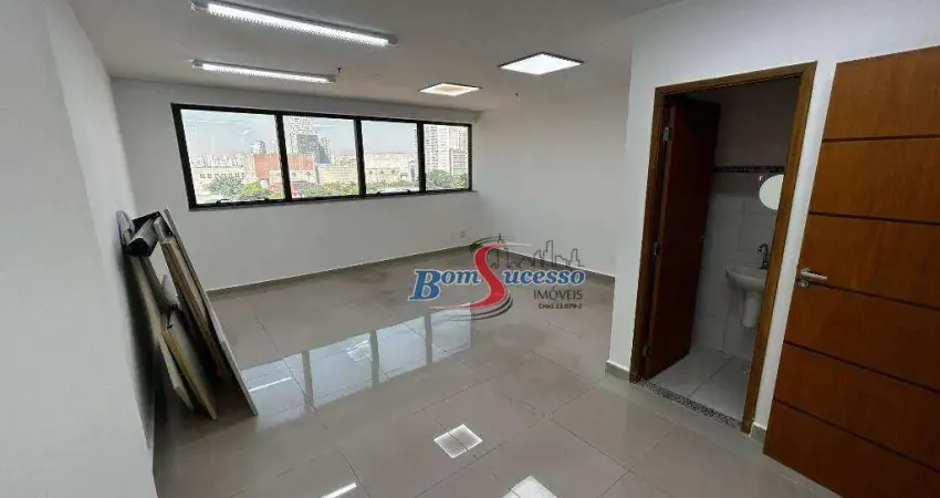 Sala para alugar, 34 m² por r$ 3.498,37/mês - tatuapé - são paulo/sp