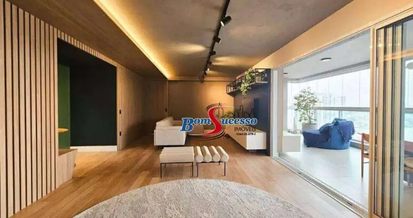 Apartamento com 3 dormitórios à venda, 165 m² por r$ 2.590.000,00 - água rasa - são paulo/sp
