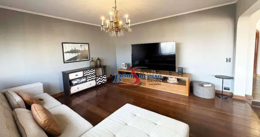 Apartamento com 3 dormitórios à venda, 280 m² por r$ 1.480.000 - jardim anália franco - são paulo/sp