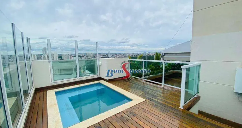 Cobertura com 2 dormitórios à venda, 294 m² por r$ 3.950.000,00 - jardim avelino - são paulo/sp