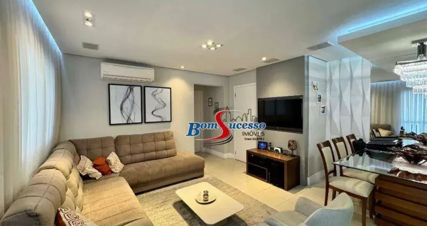 Apartamento com 3 dormitórios à venda, 121 m² por r$ 1.590.000 - água rasa - são paulo/sp