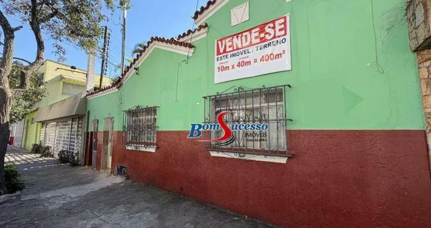 Terreno à venda, 400 m² por r$ 1.800.000,00 - vila regente feijó - são paulo/sp