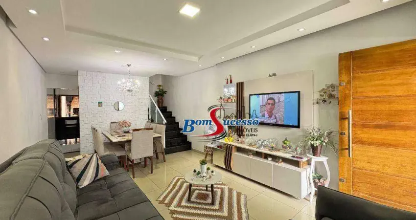 Sobrado com 3 dormitórios à venda, 122 m² por r$ 827.000,00 - vila carrão - são paulo/sp