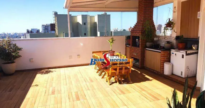 Cobertura com 3 dormitórios à venda, 131 m² por r$ 1.385.000,00 - tatuapé - são paulo/sp