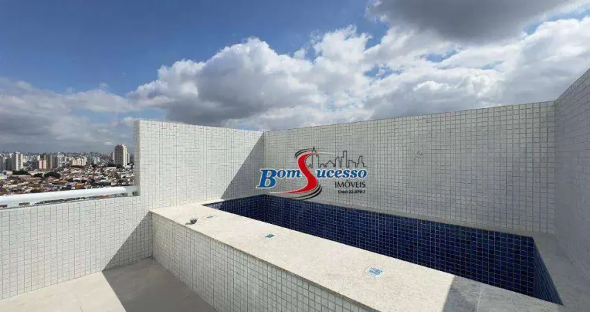 Cobertura com 2 dormitórios à venda, 128 m² por r$ 2.200.000 - tatuapé - são paulo/sp