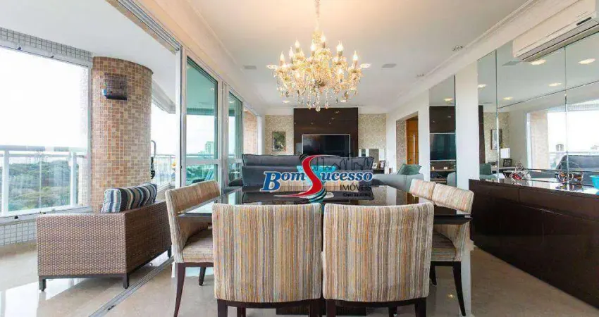 Apartamento com 4 dormitórios à venda, 222 m² por r$ 4.999.000,00 - jardim anália franco - são paulo/sp