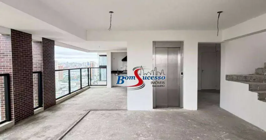 Cobertura com 3 dormitórios à venda, 268 m² por r$ 2.299.900 - jardim - santo andré/sp