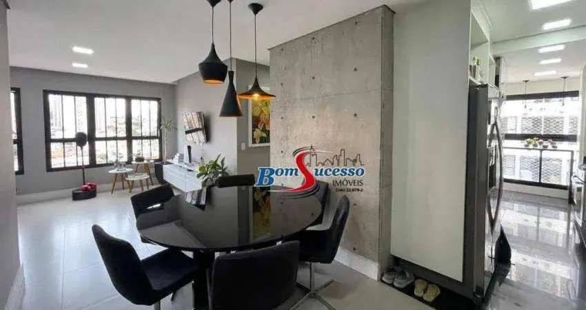 Apartamento com 2 dormitórios à venda, 74 m² por r$ 769.900 - jardim anália franco - são paulo/sp