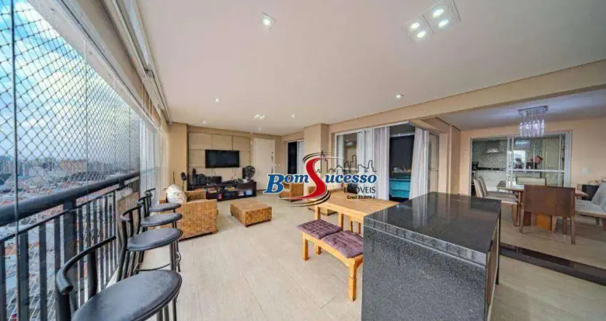 Apartamento com 3 dormitórios à venda, 202 m² por r$ 3.397.000 - jardim anália franco - são paulo/sp