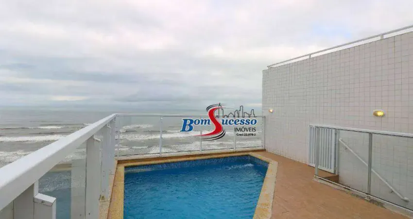 Cobertura com 3 dormitórios à venda, 180 m² por r$ 1.200.000,00 - jardim marina - mongaguá/sp