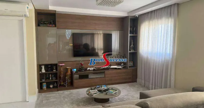 Apartamento com 3 dormitórios à venda, 186 m² por r$ 3.000.000 - jardim anália franco - são paulo/sp