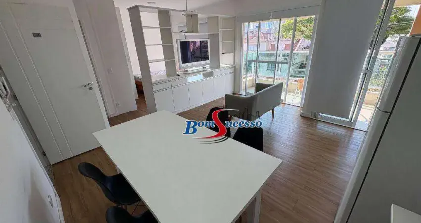 Studio com 1 dormitório para alugar, 39 m² por r$ 2.844/mês - jardim anália franco - são paulo/sp