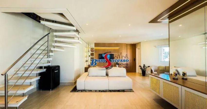 Cobertura com 3 dormitórios à venda, 240 m² por r$ 3.470.000,00 - jardim anália franco - são paulo/sp