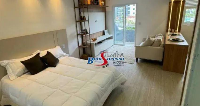 Studio com 1 dormitório, 35 m² - venda por r$ 399.900 ou aluguel por r$ 2.500/mês - jardim anália franco - são paulo/sp