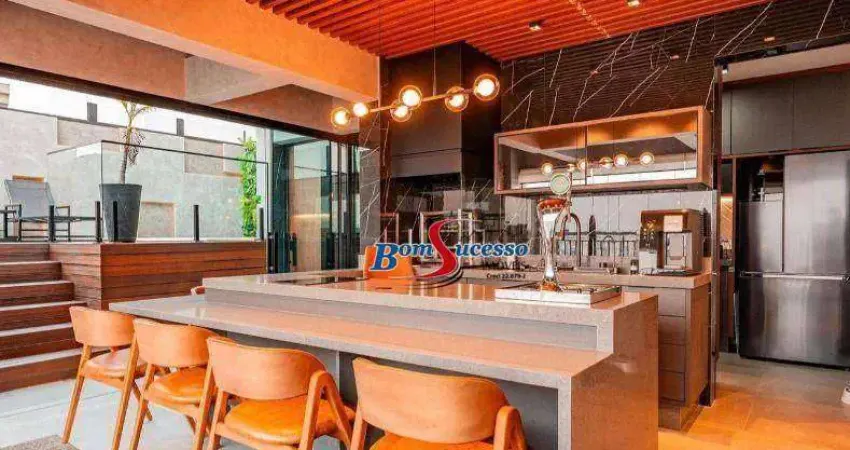 Cobertura com 3 dormitórios à venda, 185 m² por r$ 4.300.000 - tatuapé - são paulo/sp