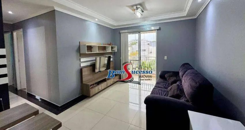 Apartamento com 3 dormitórios para alugar, 76 m² por r$ 6.463/mês - jardim anália franco - são paulo/sp
