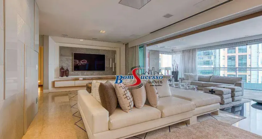 Apartamento com 4 dormitórios à venda, 280 m² por r$ 6.500.000 - jardim anália franco - são paulo/sp