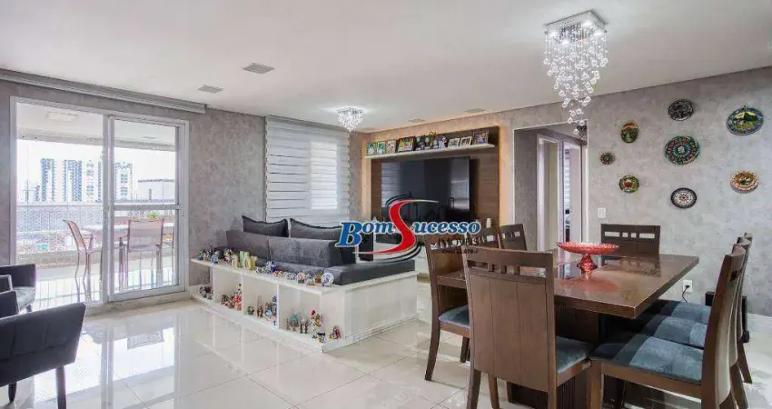 Apartamento com 3 dormitórios à venda, 124 m² por r$ 1.550.000 - jardim anália franco - são paulo/sp