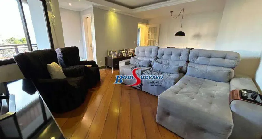 Apartamento com 3 dormitórios à venda, 133 m² por r$ 960.000 - água rasa - são paulo/sp