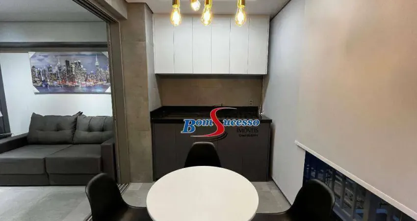 Studio com 1 dormitório para alugar, 36 m² por r$ 4.615/mês - tatuapé - são paulo/sp