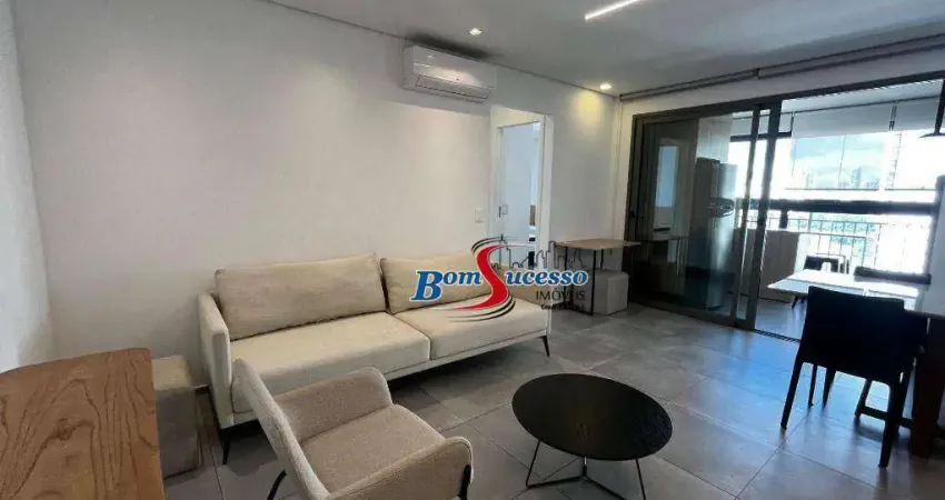 Apartamento com 2 dormitórios para alugar, 57 m² por r$ 6.400/mês - tatuapé - são paulo/sp