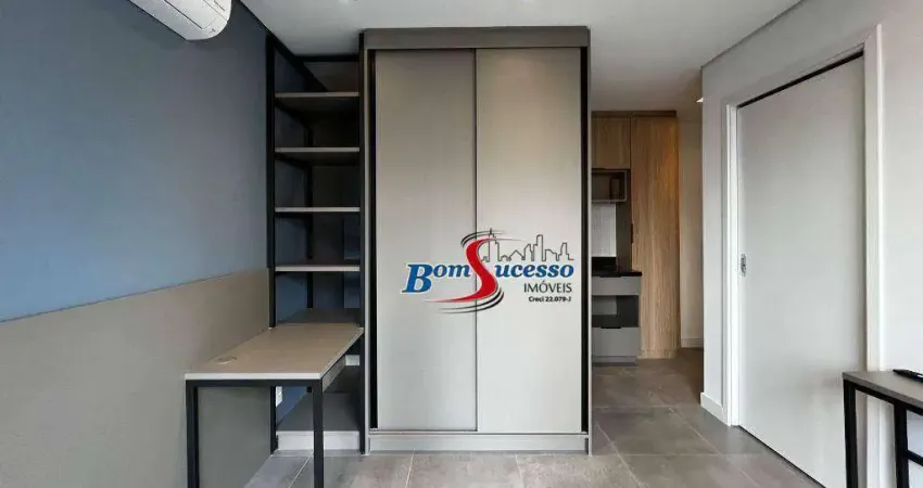 Studio com 1 dormitório para alugar, 26 m² por r$ 3.823,00/mês - tatuapé - são paulo/sp