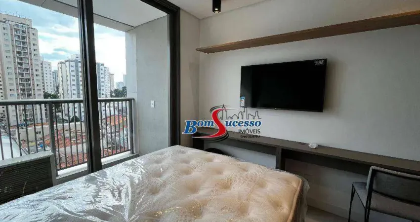 Studio com 1 dormitório para alugar, 20 m² por r$ 2.940/mês - tatuapé - são paulo/sp