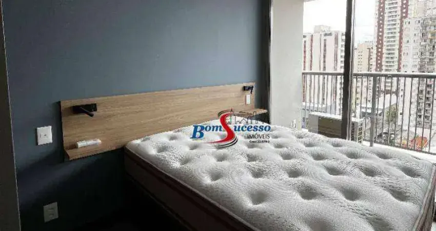 Studio com 1 dormitório para alugar, 25 m² por r$ 3.675/mês - tatuapé - são paulo/sp