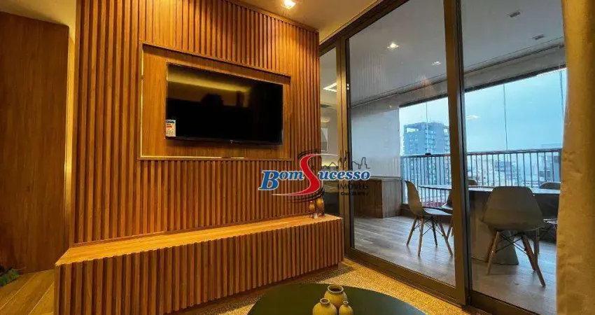 Studio com 1 dormitório para alugar, 41 m² por r$ 5.828/mês - tatuapé - são paulo/sp