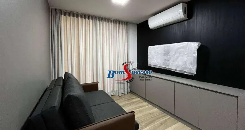 Studio com 1 dormitório para alugar, 41 m² por r$ 6.021/mês - tatuapé - são paulo/sp