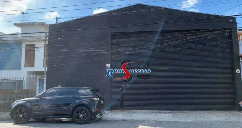 Galpão para alugar, 280 m² por r$ 13.195/mês - vila matilde - são paulo/sp