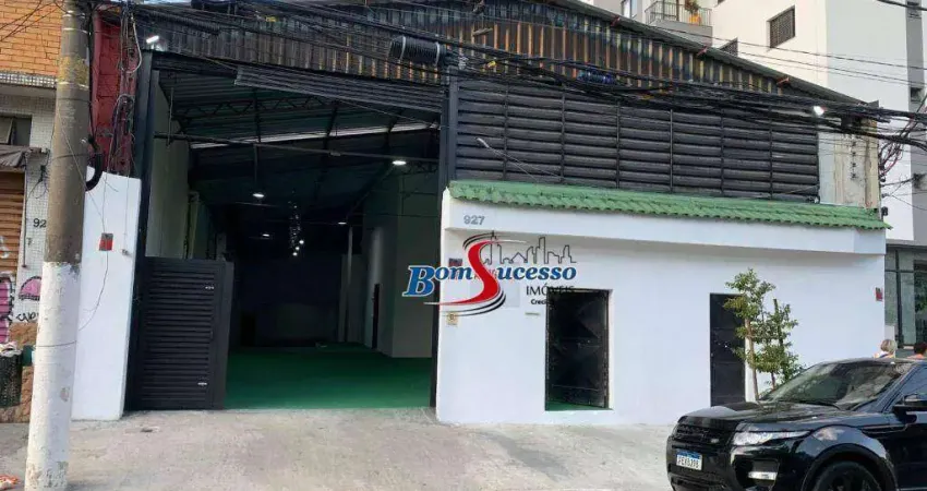 Galpão para alugar, 745 m² por r$ 33.367/mês - mooca - são paulo/sp