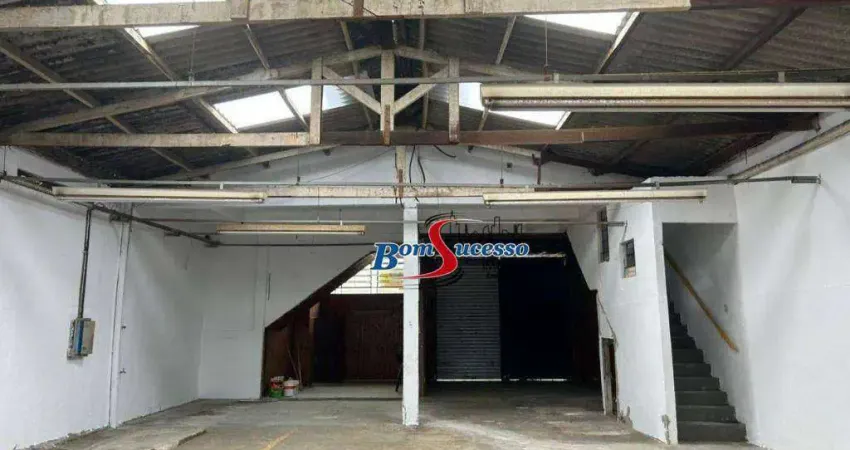 Galpão, 300 m² - venda por r$ 3.500.000 ou aluguel por r$ 14.597/mês - vila antonieta - são paulo/sp