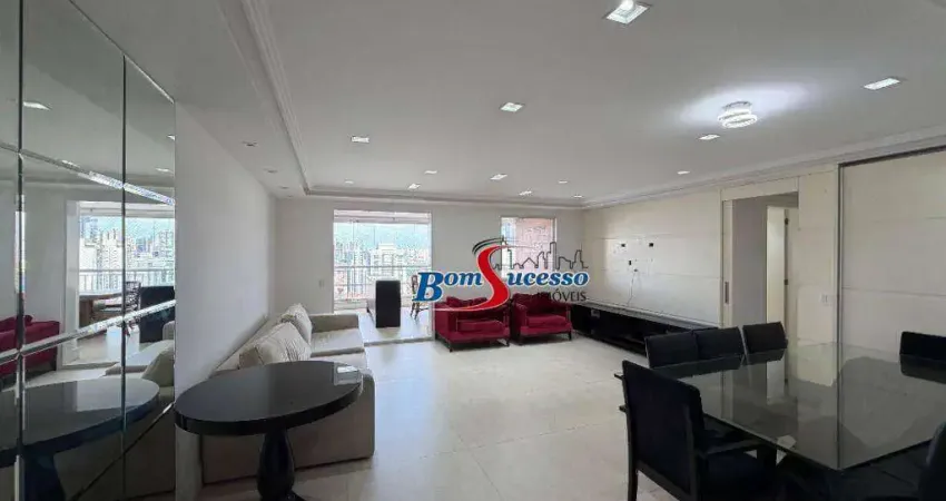 Apartamento com 3 dormitórios para alugar, 124 m² por r$ 9.180,00/mês - jardim anália franco - são paulo/sp