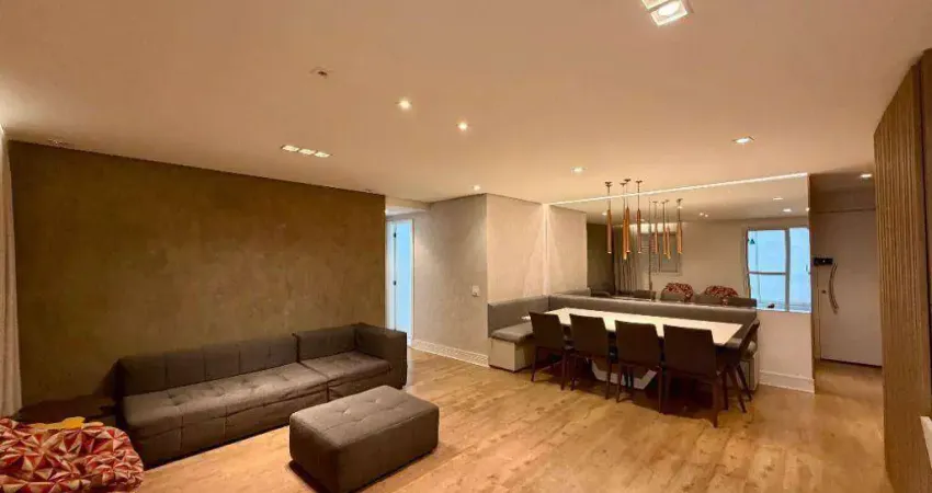 Apartamento para alugar, 98 m² por r$ 8.120,00/mês - jardim anália franco - são paulo/sp