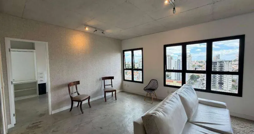 Apartamento com 1 dormitório para alugar, 74 m² por r$ 4.995/mês - jardim anália franco - são paulo/sp