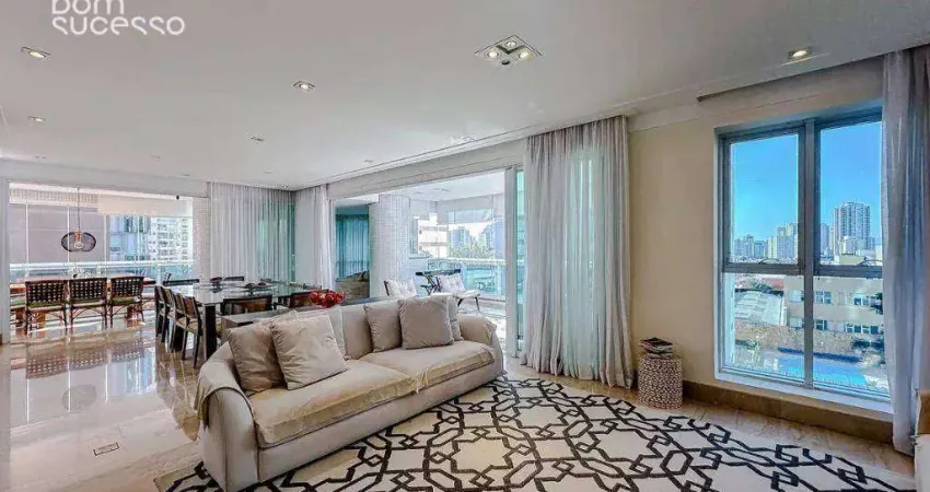 Apartamento com 4 dormitórios à venda, 335 m² por r$ 4.600.000 - jardim anália franco - são paulo/sp