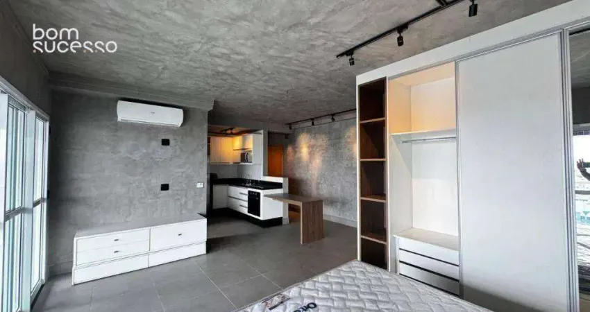 Apartamento com 1 dormitório para alugar, 55 m² por R$ 5.850/mês - Jardim Anália Franco - São Paulo/SP