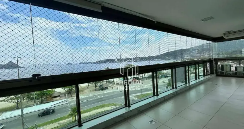 Apartamento com 3 dormitórios, 130 m² - venda por r$ 1.800.000,00 ou aluguel por r$ 9.533,65/mês - são francisco - niterói/rj