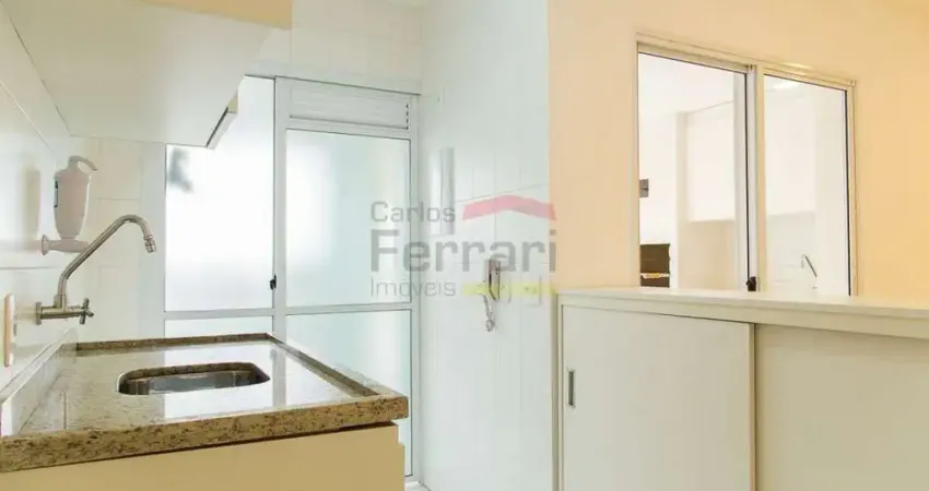 Apartamento com vaga e varanda com churrasqueira perto de metrô