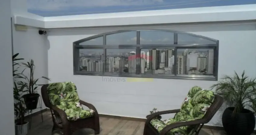 Cobertura no jardim sáo paulo com 130 m², 3 dormitorios e 2 vagas