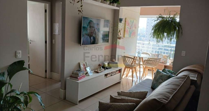 Apartamento à venda , Vila Gustavo,  63 m² , 2 dormitórios, sendo 1 suíte, sacada gourmet, 1 vaga