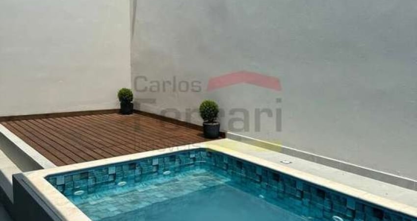 Casa à venda em Atibaia, 3 quartos, 1 suíte, 2 vagas com piscina.